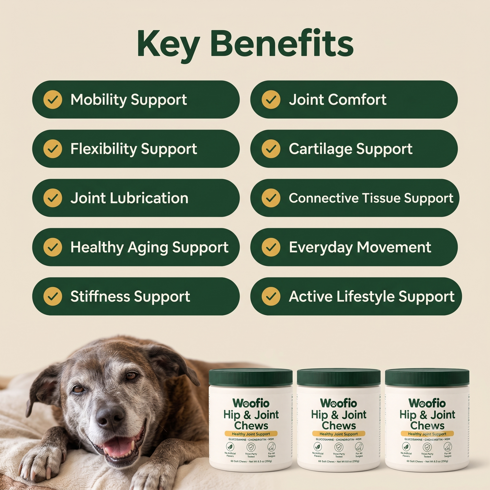 Woofio Hip & Joint Chews